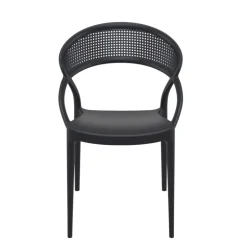 Sunset Chaise design de jardin empilable en polypropylène