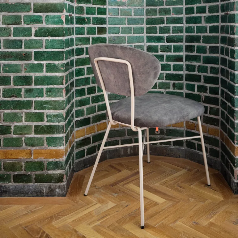 Toro Mobitec ® Chaise cosy minimaliste en tissu et pieds métal