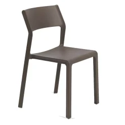 Trill bistrot Chaise moderne en polypropylène empilable