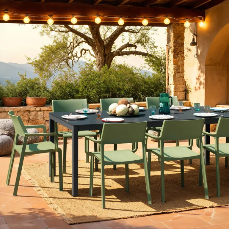 Trill Fauteuil de jardin empilable en polypropylène