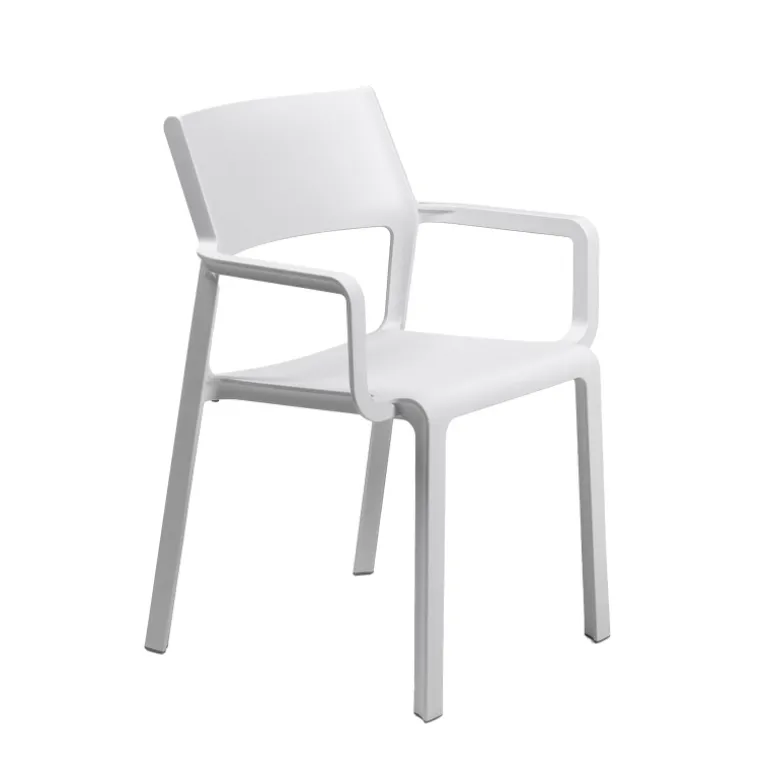 Trill Fauteuil moderne empilable en polypropylène