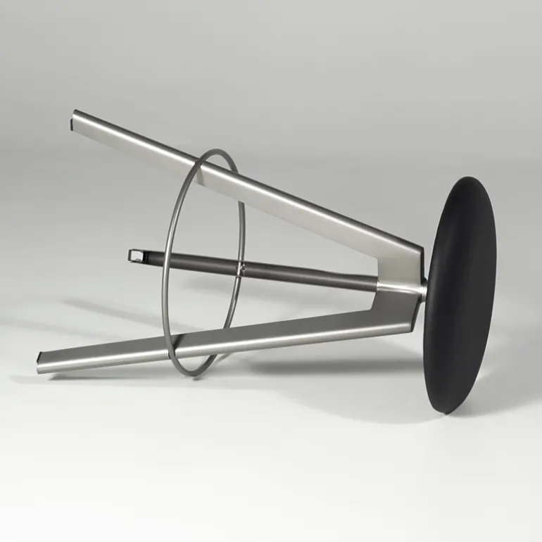 Vérone Carrier® Tabouret snack pivotant en synthétique et métal